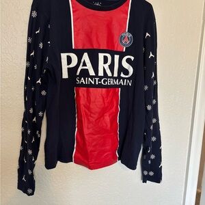Paris Saint-Germain Women's Long Sleeve Tee - Red and Black